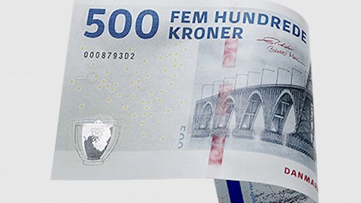 Her er den nye 500-kroneseddel – men hvad er forskellen på den nye og den forrige?