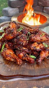 Spicy Wings | Over The Fire Cooking by Derek Wolf