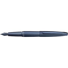 Cross ATX Medium Fountain Pen, Sandblasted Dark Blue Finish