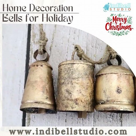 Rustic Bells for DIY and Holiday Decor