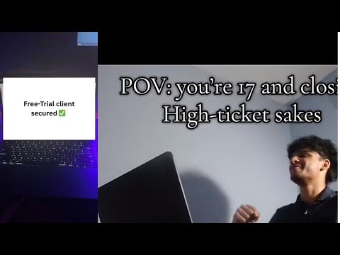 How to sign your FIRST free-trial CLIENT! Example of sales call