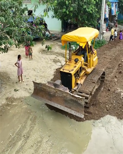 2.4K views · 52 reactions | Enhancing Farm Access: Road Rebuilding by Experts with Mini Dozer | Bulldozer City | Facebook