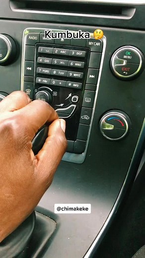 Car Radio and AC Controls: A Close-Up Interaction