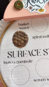 1.1M views · 17K reactions | 3D basket weave stitch! #embroiderydesign #tutorials | Stay At Home Artist | Facebook