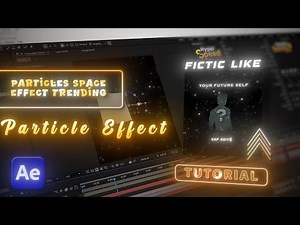 Trending 3d Space Particles Effect like ‪@fictic_editz‬ | After Effects