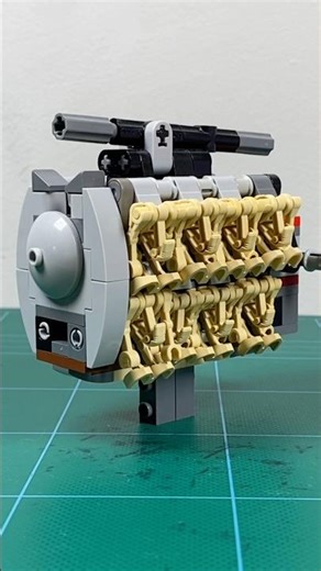 Lego Star Wars deployable MTT Droid rack Moc #lego #legostarwars #starwars #shorts