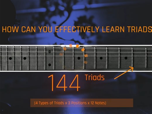 学这个三和弦系统Learn My Triad System And Build A Strong Fretboard Understanding