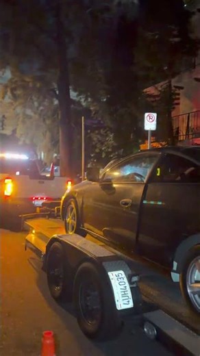 Towing this Honda in the f450 tow truck in studio city ca ➡️ Fullerton 📲🪝🏁 #tow #towlife