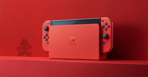 Brand new Mario Red Edition Switch OLED console now up for pre-order!