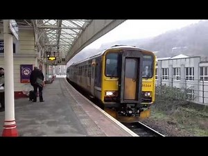 Class 155 Northern Rail Departing Halifax (28/1/15)
