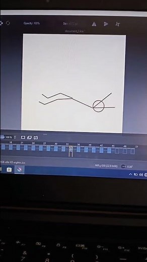 My first Digital Animation in Krita 👨‍💻🎨