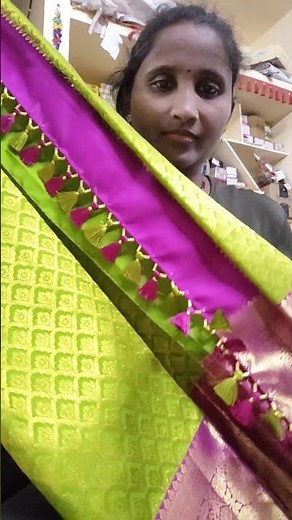 Saree Kuchu Tassels design || simple & Grand Engagement saree pallu design || smart art & crafts
