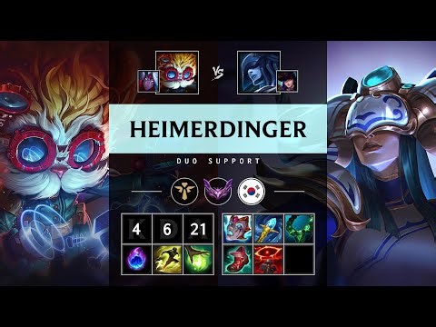 Heimerdinger Support vs Lissandra - KR Master Patch 25.18