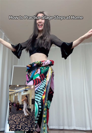 Mastering Stage Steps for Belly Dance at Home