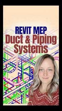 How to Create Duct & Piping Systems in Revit #revit #bim #mep