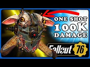 Fallout 76: Assaultron Head To The Moon 🚀 Highest Single Shot Damage Weapon. Probably for Short Time