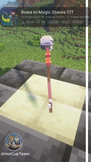 Minecraft: Better Bosses, Canoe Boats & Magic Staves 🛶🏹 #minecraft #shorts #resourcepack