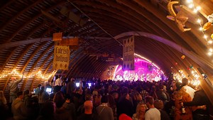 Iowans are rallying to raise a new roof on a beloved musical barn
