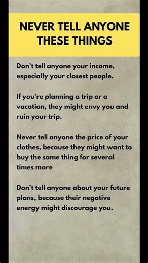 4 Things You Should Never Tell Anyone | Protect Your Privacy & Success #privacyaware #digitalprivacy