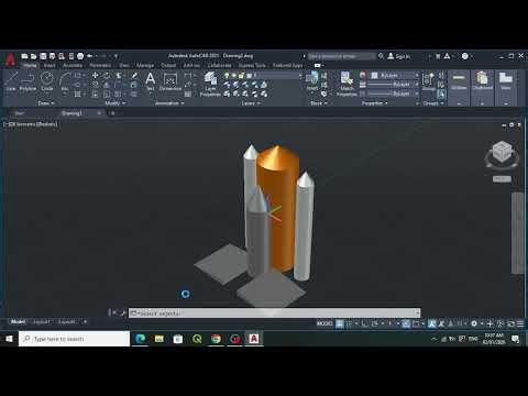 I Designed a 3D Spacecraft in AutoCAD 🚀