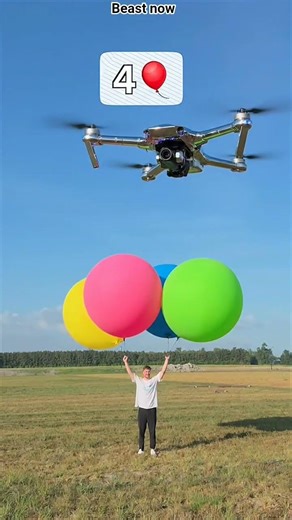 experiment with air balloons #mrbeast