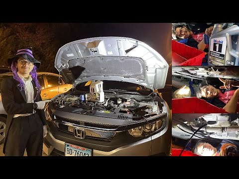 How To Change Oil & Filter Honda Civic 10th Gen 2016 2017 2018 2019 2020 2021 2022 Tutorial & Guide
