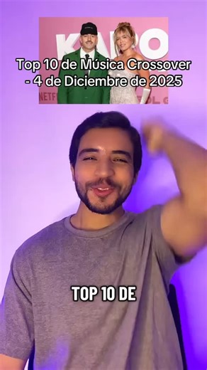 Carlyle | Música on Instagram: "Top 10 de Música Crossover - 4 de Diciembre de 2025 🔥🔥🔥🥵🥵🥵🥵 #reggaeton #vallenato #salsa"