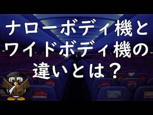 【飛行機の大きさ】ナローボディ機とワイドボディ機の違いは？