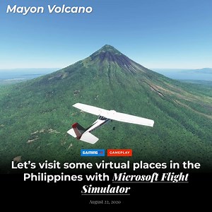 264K views · 7K reactions | That's Mayon Volcano in Microsoft Flight Simulator, let's explore the Philippines virtually! | GamingPH | Facebook