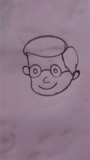 Learn how to draw a cute boy’s face using the word “BOY”|#drawing #art #easydrawing #youtubeshorts