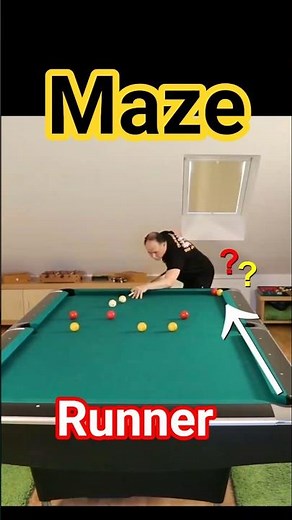 Can YOU Solve the Pool Maze? 🎱 INSANE Trickshot!