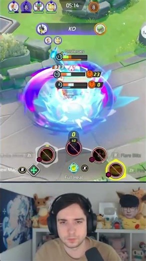 CHARIZARD X Clutch 1vs2 thanks to Full Heal | Pokemon Unite