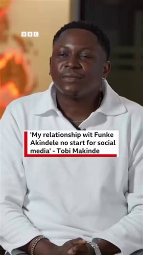 “Nothing happened between Funke Akindele and me, and I'm not aware of any fallout. My relationship with Funke Akindeke didn't start on Social media and it won't end on social media. She is one of the key players in my career” says Tobi Makinde