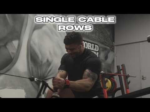 HOW TO PERFORM SINGLE CABLE ROWS
