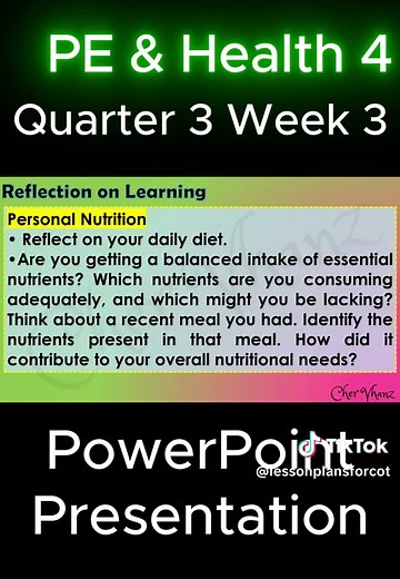 Essential Nutrients and Their Functions for Grade 4