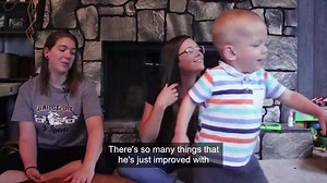 Carlie and her son, Trip, have used Early Intervention (EI) services to work on his strength and walking. The Belmont County EI team has made in-home visits, and Carlie says she was so impressed with the team's support that she wrote an essay about EI for a college course. | Ohio Department of Developmental Disabilities | Facebook