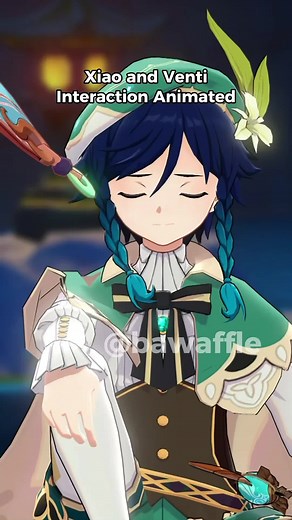 Xiao and Venti Interaction Animated