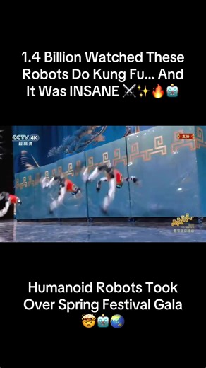 Humanoid Robots Perform Kung Fu at Spring Festival Gala