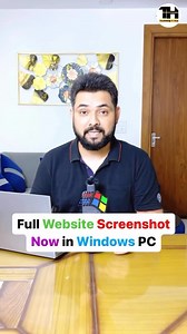 6.9K views · 107 reactions | How to take full website screenshot in windows computer | Save this video for daily use ✅ . . #reels #instareels #instagood #online #website #laptop #tips #tricks #screenshot #pc #fullwebsite #screen #tech #techno #techreview #technology #techindia #techtools #dailyhacks #techhelp4you #techreels #instareels | TechHelp 4 You | Facebook