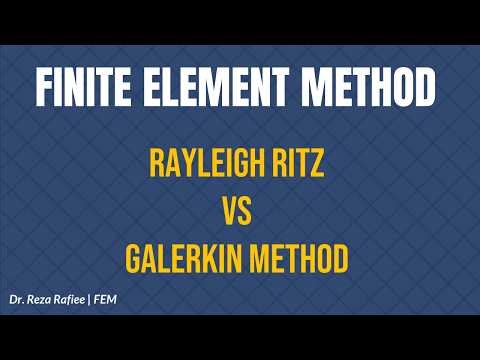 Rayleigh–Ritz vs Galerkin Method - Explained with an example