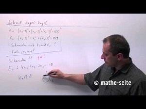 Schnittpunkt Kugel-Kugel berechnen, Beispiel 1 | V.06.10