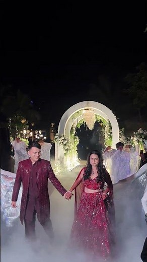 Fairytale Bride & Groom Entry on A Sky Full of Stars | Magical Wedding Entrance ✨