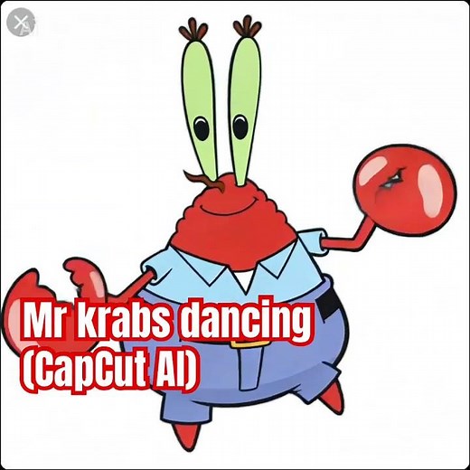 Mr krabs dancing
