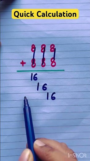 Quick Calculation #foryou you #education #funny#maths#shortsfeed#trending#viral#iqtest