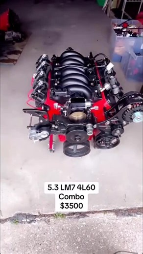 Automobile shop on Instagram: "Auto Engine hub Built 5.3LS Stage 3 BTR Cam Gen 4 rods & pistons Ls7 lifters Melling high pressure oil pump ARP Mains All new bearings throughout ow protile oil pan with oil cooler adapte s1 intake with 92mm throttle bodv-C 421b injectors combe Alternator & power steerina new LS3 water pump 243 heads MLS head gaskets #Is #Isswap #Ismotor #engines #fyp chevytrucks fyp"