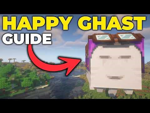 How To Get A Happy Ghast in Minecraft