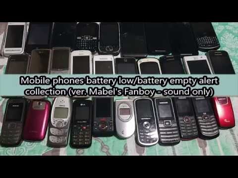 Battery low/Battery empty alert collection (Sounds only - Updated version)