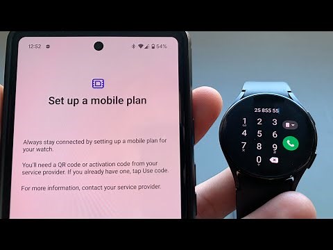 How to Setup eSIM On Samsung Galaxy Watch 6 / 5 (+Activate Data Mobile Service)