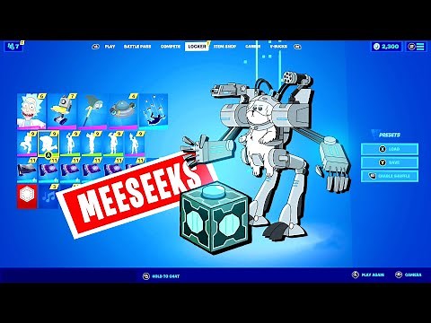 Comparing Fortnite Morty & Meeseeks Box VS Rick and Morty Show