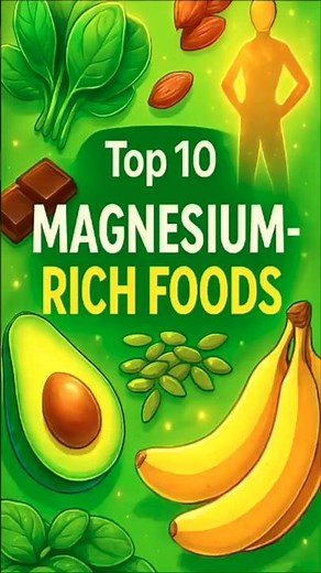 Top Magnesium-rich foods | Foods high in Magnesium #health #foryou